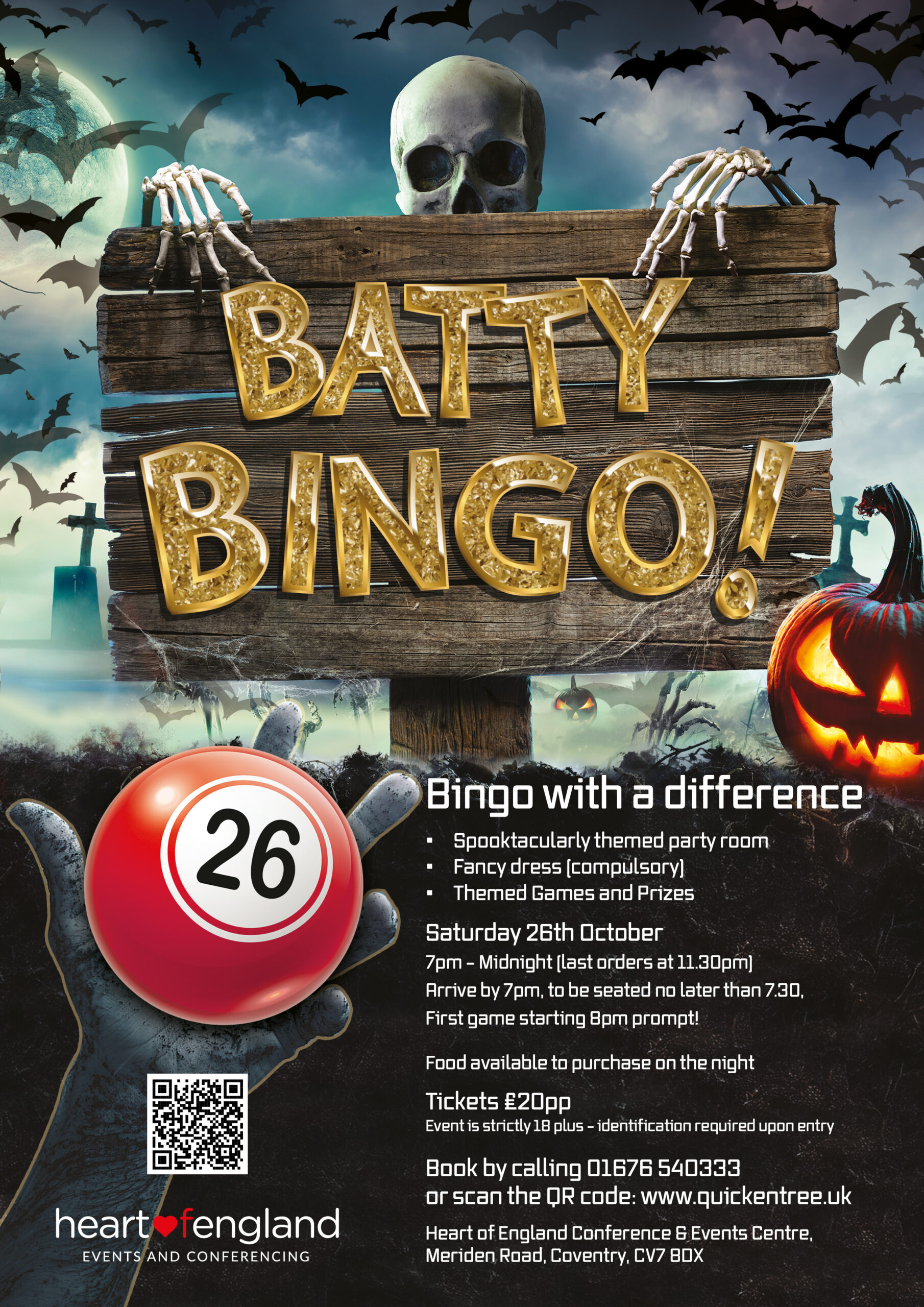 Batty Bingo web poster